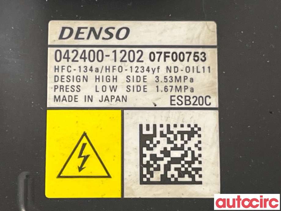 Aircondition kompressor til Toyota Corolla 2019-->>  (TOYOTA|8837012080|042400-1202|)