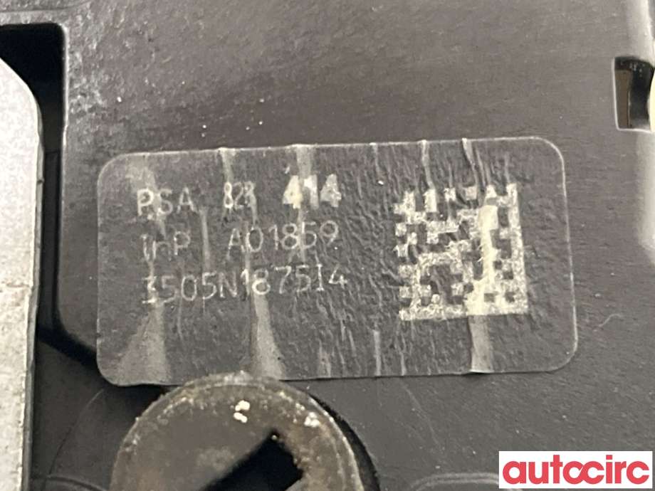 Låsekasse høyre til Citroën Berlingo 2015-2019 (Type II, Fase 2)  (CITROEN|9137N8|PSA828414|)