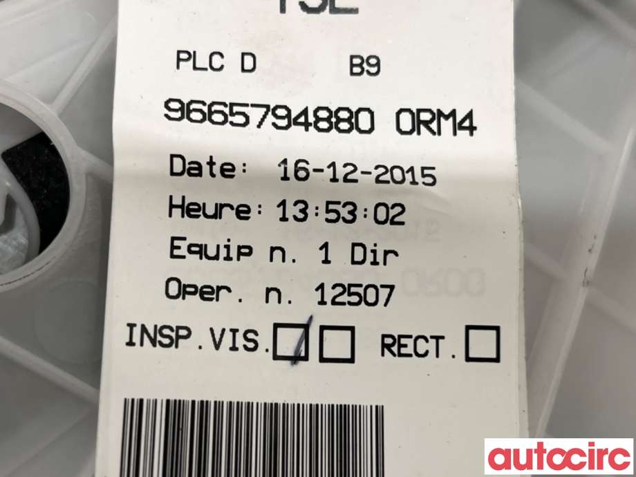 Ledningsnett til Citroën Berlingo 2015-2019 (Type II, Fase 2)  (CITROEN|6559NE||9665794880)