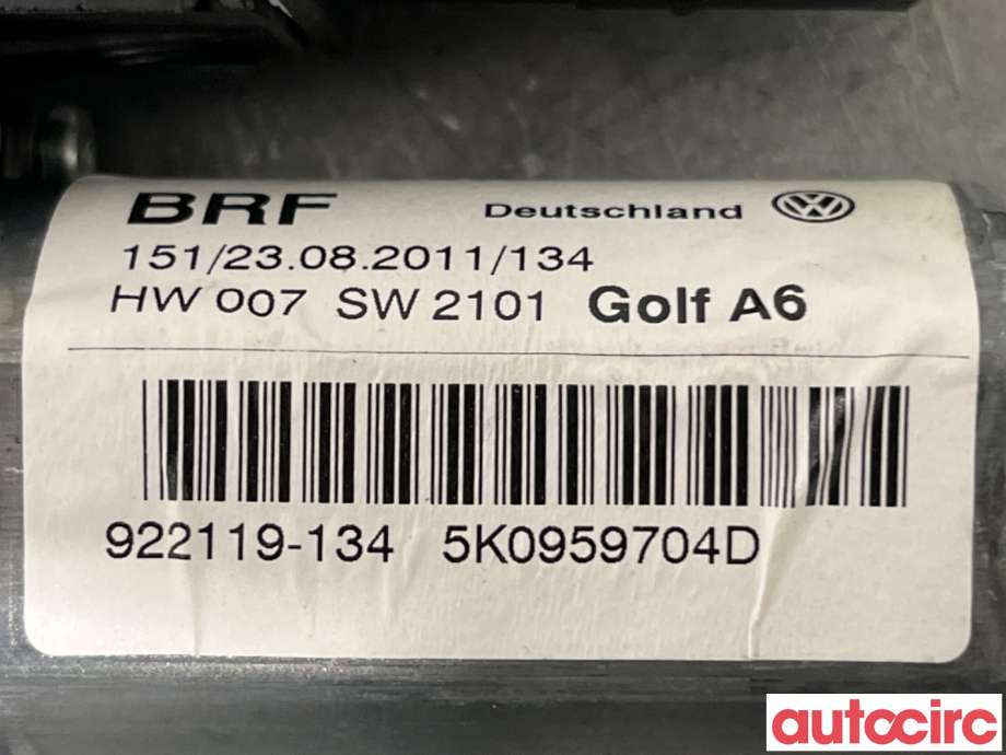 Ruteheis høyre bak til VW Golf VI 2008-2012  (VOLKSWAGEN|5K0959704D|922119-134|5K0959704C)