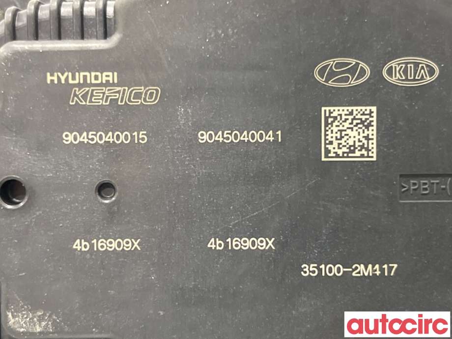 Spjeldhus til Kia Sorento 2016-->> Type III (KIA|351002M417|9045040015|35100-2M417)