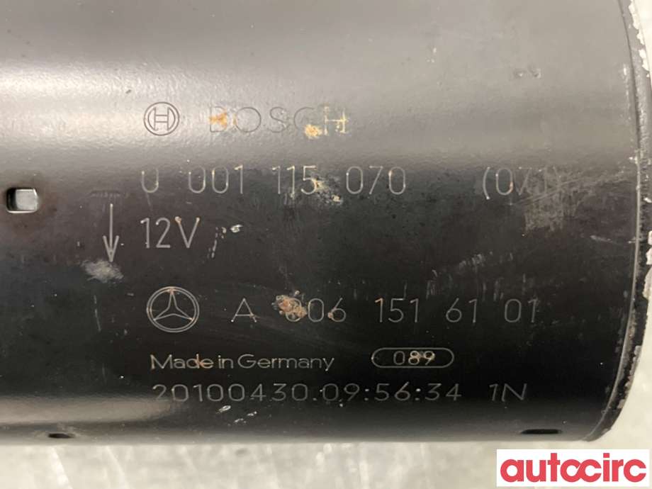 Starter diesel til Mercedes GL 2006-2012 (X164) (X164) (MERCEDES|A0061516101|0001115070|A0061519801)
