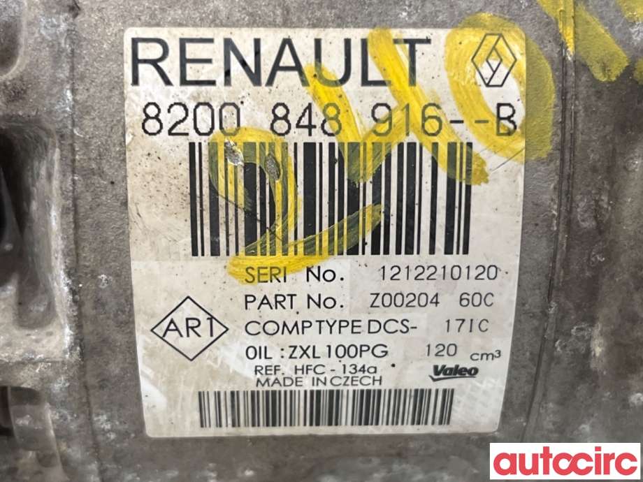 Aircondition kompressor til Nissan NV400 2012-->>  (NISSAN|2763000Q3K|DCS-171C|8200848916)