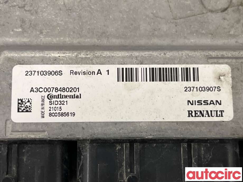 Styreenhet motor til Nissan NV400 2012-->>  (NISSAN|2371000Q02|A3C0078480201|237103907S)