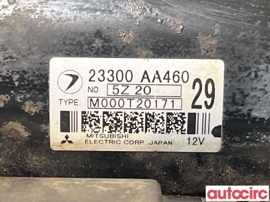 Starter til Subaru Outback 2003-2007 (Type III, Fase 1)  (SUBARU|23300AA460|M000T20171)
