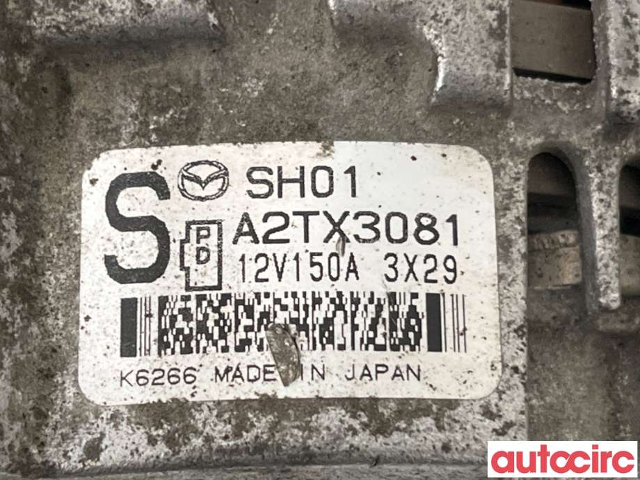 Dynamo til Mazda CX-5 2012-2017 (Type I)  (MAZDA|SH01-18-300A|A2TX3081|SH01)