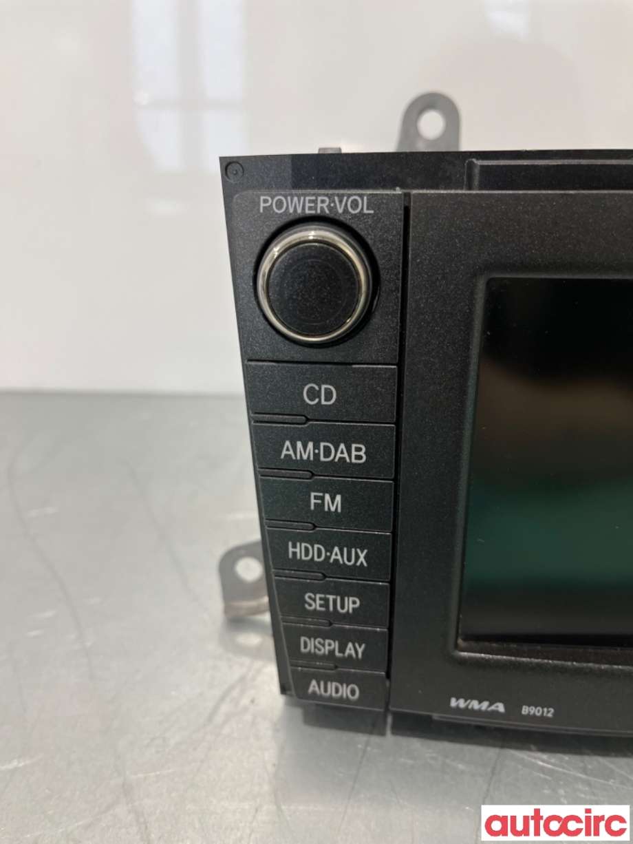 Bilstereo navigasjon til Toyota Avensis 2009-2015 (Type III, Fase 1)  (TOYOTA|8610005051|86113-60V640|86120-20A80)