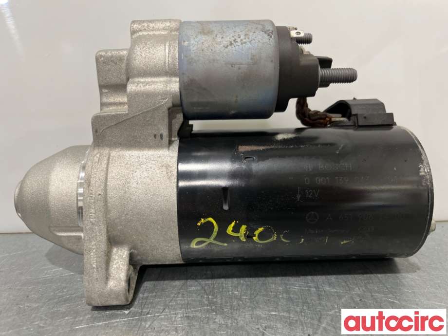 Starter diesel til Mercedes C-Klasse 2011-2014 (Fase 2) (W204) (W204) (MERCEDES|A6519062800|0001139043|A6519062400)