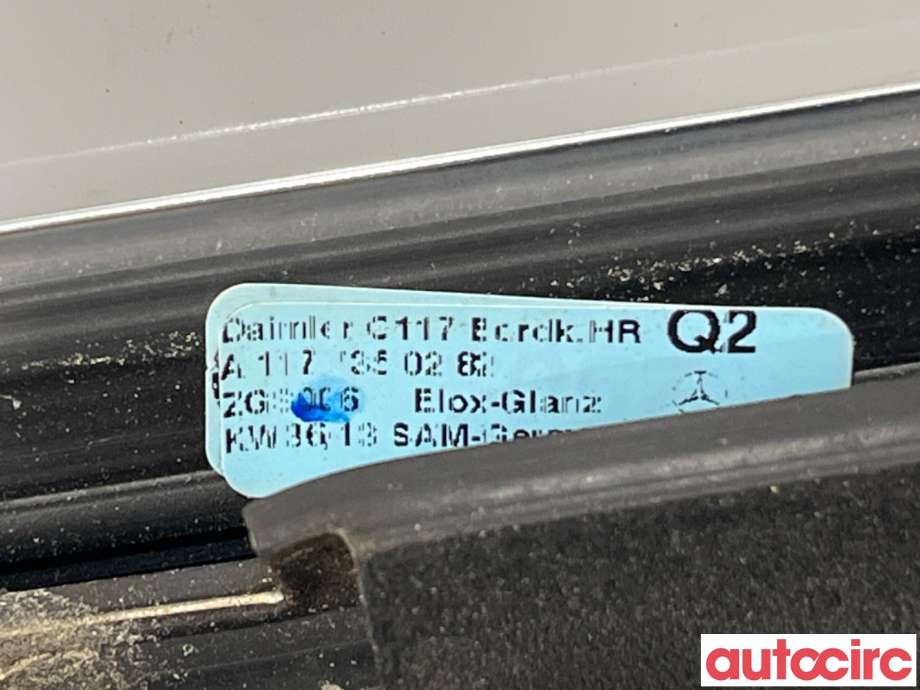 Lister til Mercedes CLA 2013-2019 (C117) (C117) (MERCEDES|A1177350282|)