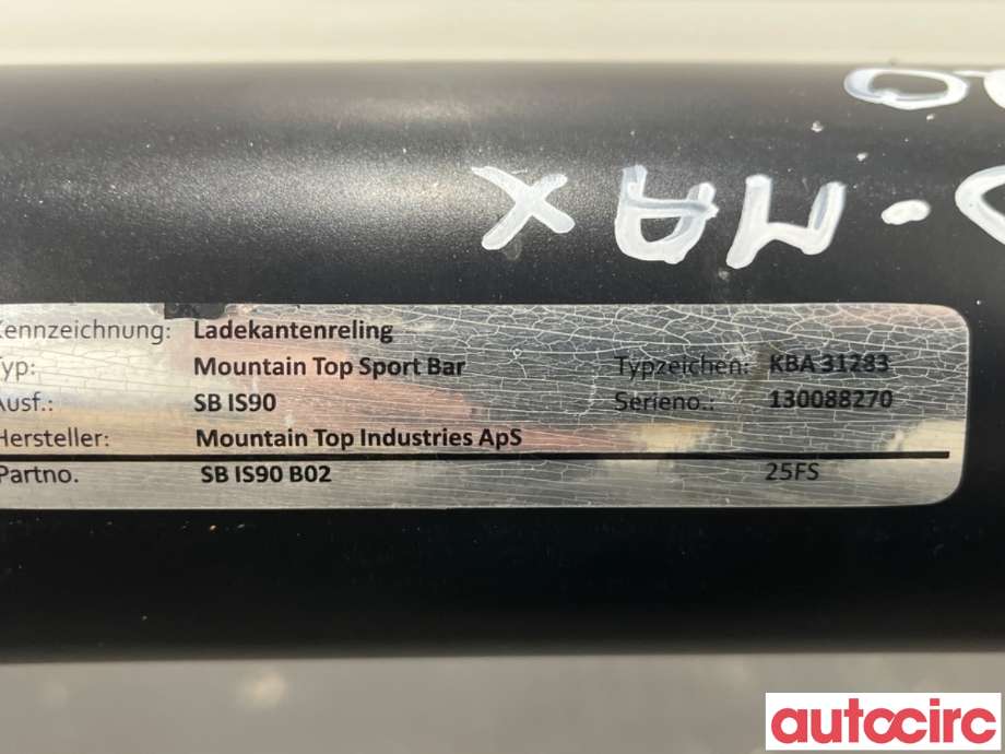 Diverse deler til Isuzu D-Max 2017-2020 (Type II, Fase 2)  (ISUZU|NO NR||SBIS90B02)
