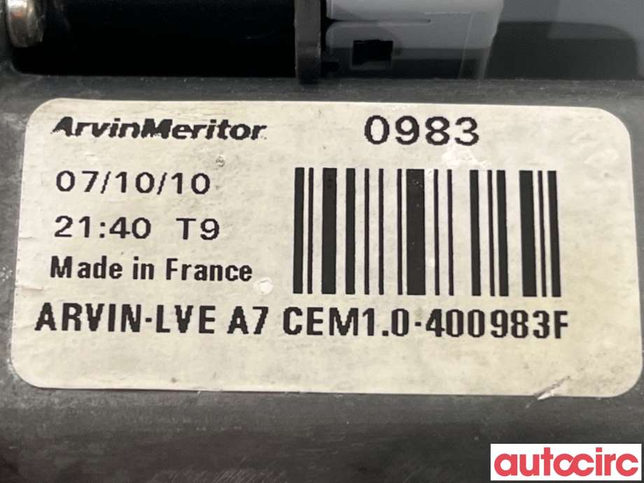 Ruteheis høyre foran til Peugeot Expert 2007-2016 (Type II)  (PEUGEOT|9222HE|400983F|)