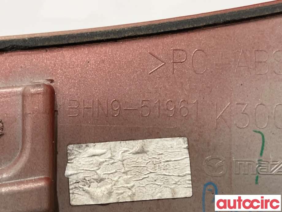 Spoiler bakluke til Mazda 3 2013-2016 (Type III, Fase 1)  (MAZDA|BHN9-51-960C||BHN9-51961)