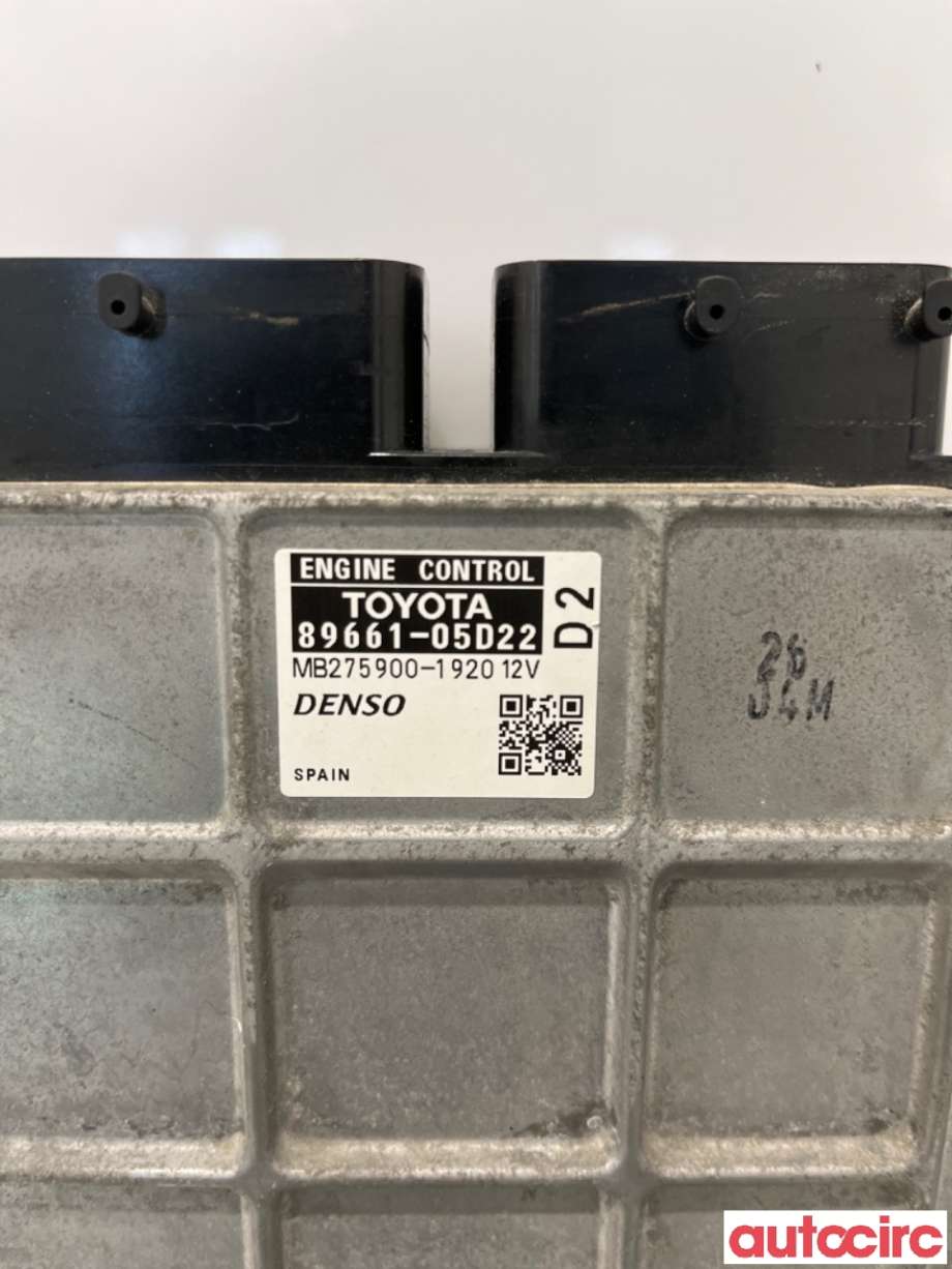 Styreenhet motor til Toyota Avensis 2009-2015 (Type III, Fase 1)  (TOYOTA|8966105D22|MB275900-1920|89661-05D22)