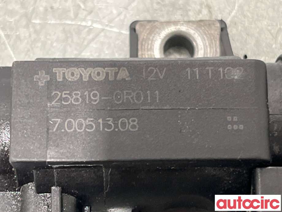 Vakuumventil til Toyota Avensis 2009-2015 (Type III, Fase 1)  (TOYOTA|258190R011|70051308|25819-0R011)