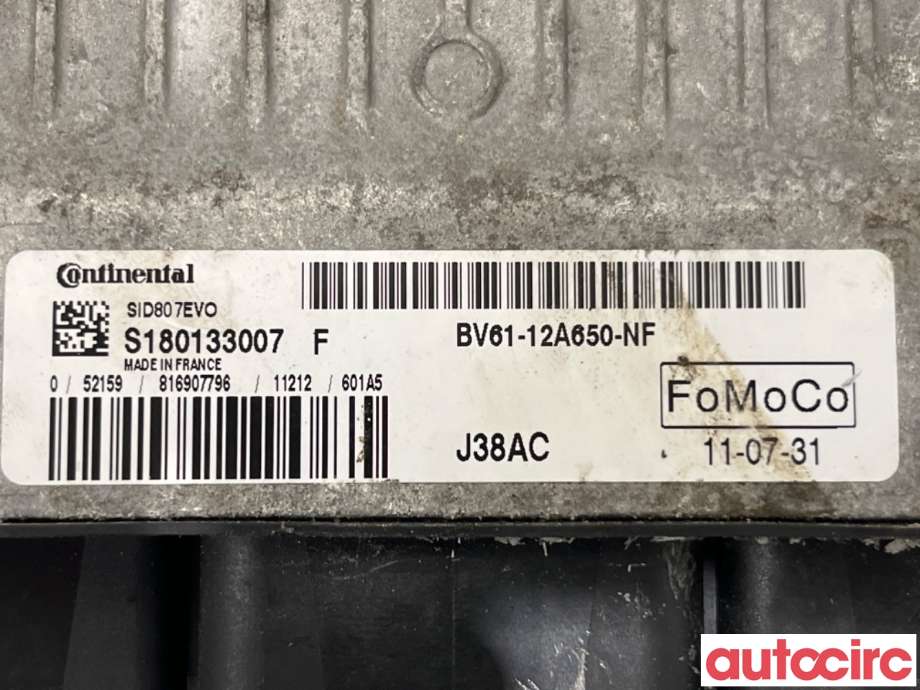 Styreenhet motor til Ford Focus 2011-2014 (Type III, Fase 1)  (FORD|1777659|S180133007|BV61-12A650-NF)