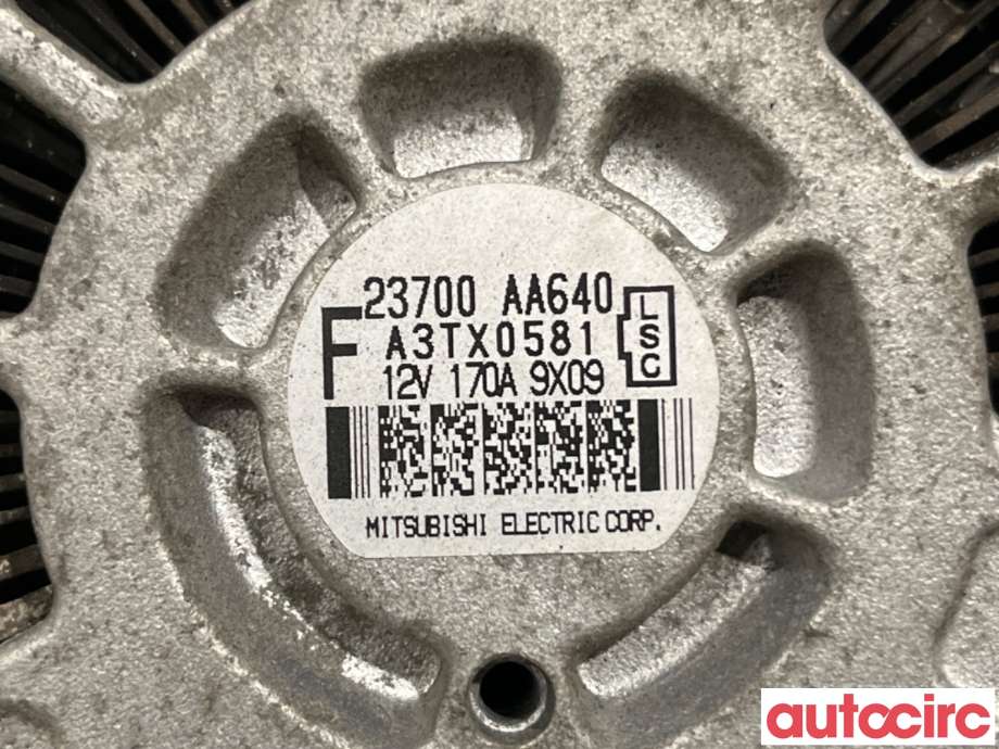 Dynamo til Subaru Impreza 2008-2012 (Type III)  (SUBARU|23700AA640|A3TX0581)