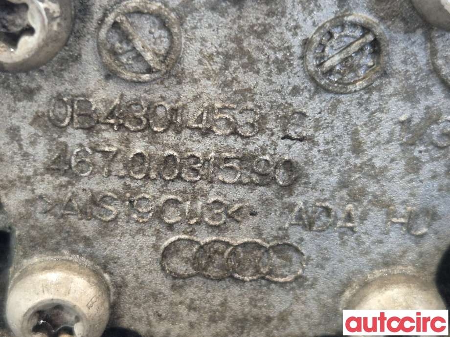 Girkasse manuell 6-trinn til Audi A4 2007-2014 (Type IV) (B8) (B8) (AUDI|OB1300027FX|JJG|OB4301453C)