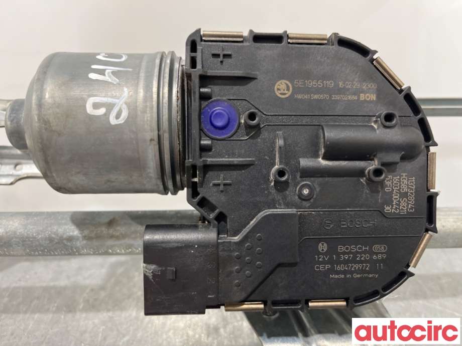 Viskermotor frontrute til Škoda Octavia 2013-2016 (Type III, Fase 1)  (SKODA|5E1955023A|1397220689|5E1955023B)