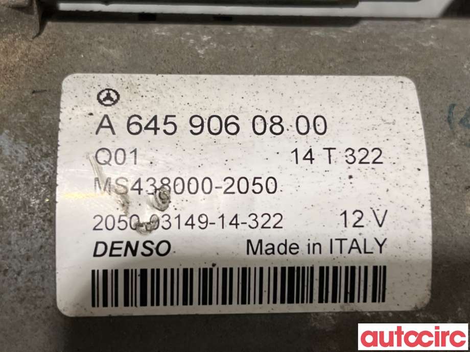 Starter diesel til Mercedes A-Klasse 2012-2018 (W176) (W176) (MERCEDES|A6459060800|MS438000-2050)