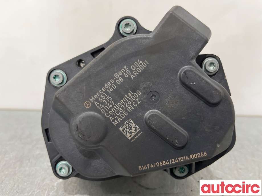 EGR-ventil til Mercedes A-Klasse 2012-2018 (W176) (W176) (MERCEDES|A6511400860|A2C83261000)