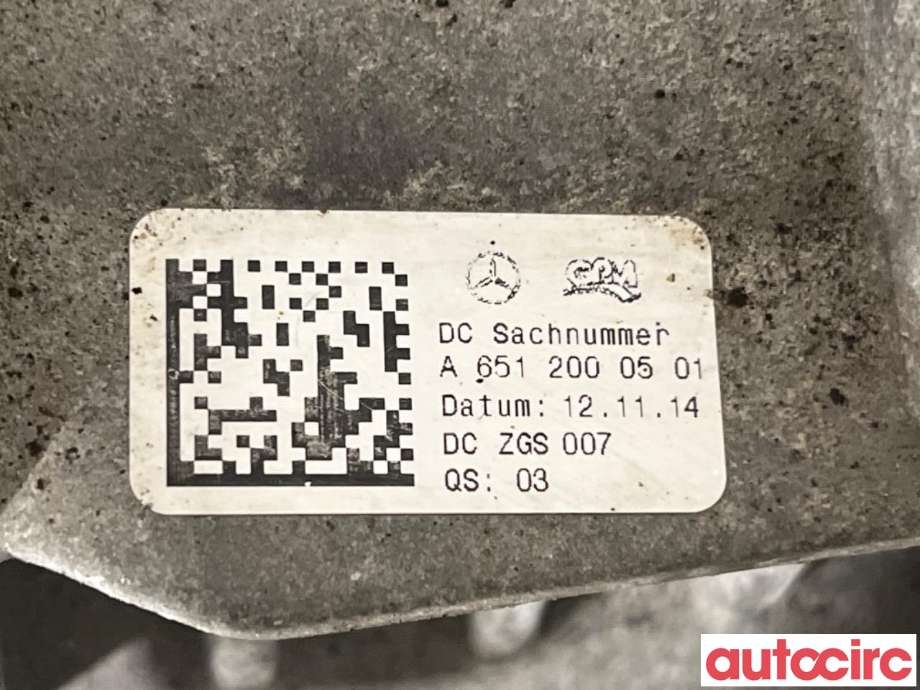 Vannpumpe til Mercedes A-Klasse 2012-2018 (W176) (W176) (MERCEDES|A6512000501||A6512008301)