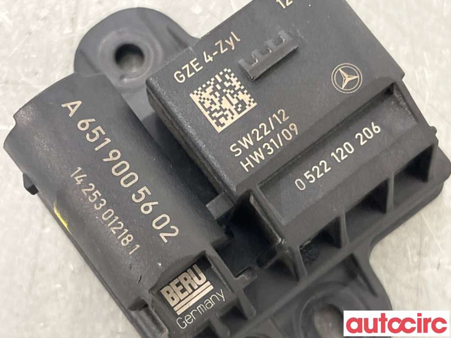 Rele gløde til Mercedes A-Klasse 2012-2018 (W176) (W176) (MERCEDES|A6519002303|0522120206|A6519007903)
