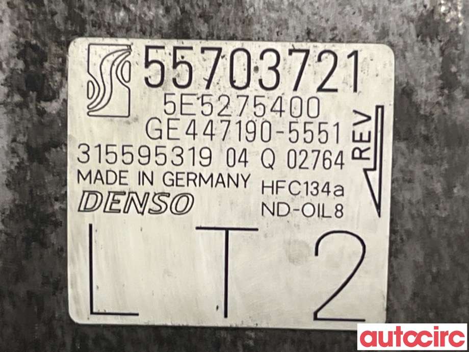 Aircondition kompressor til Opel Corsa D 2006-2014  (OPEL|95516233|447190-5551|55703721)