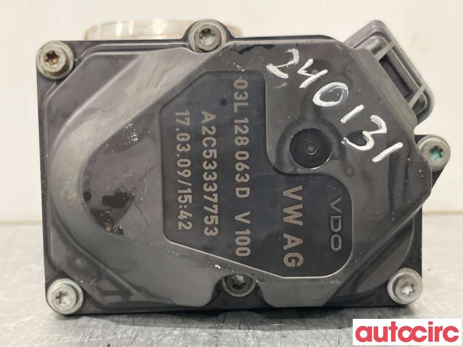Spjeldhus til Audi Q5 2008-2012 (Type I, Fase 1)  (AUDI|03L128063E|A2C53337753|03L128063AF)
