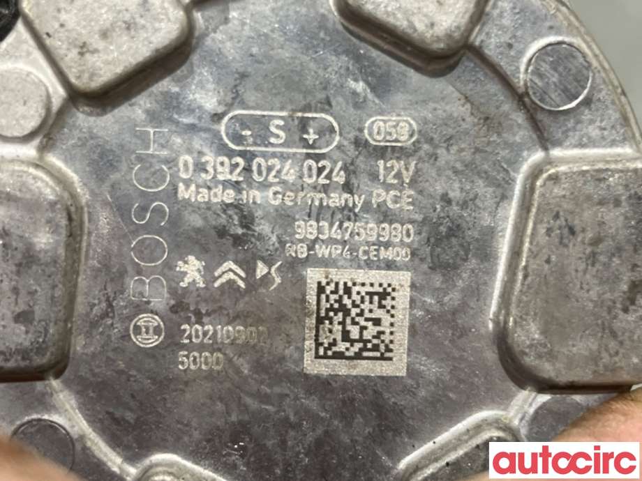 Sirkulasjonspumpe til Peugeot Traveller 2017-->>  (PEUGEOT|9834759980|0392024024)