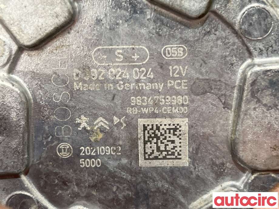 Sirkulasjonspumpe til Peugeot Traveller 2017-->>  (PEUGEOT|9834759980|0392024024)