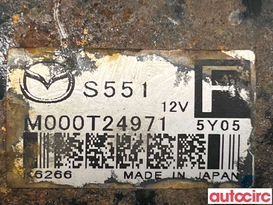 Starter diesel til Mazda CX-3 2015-2022 (MAZDA|S551-18-400|M000T24971|S551)