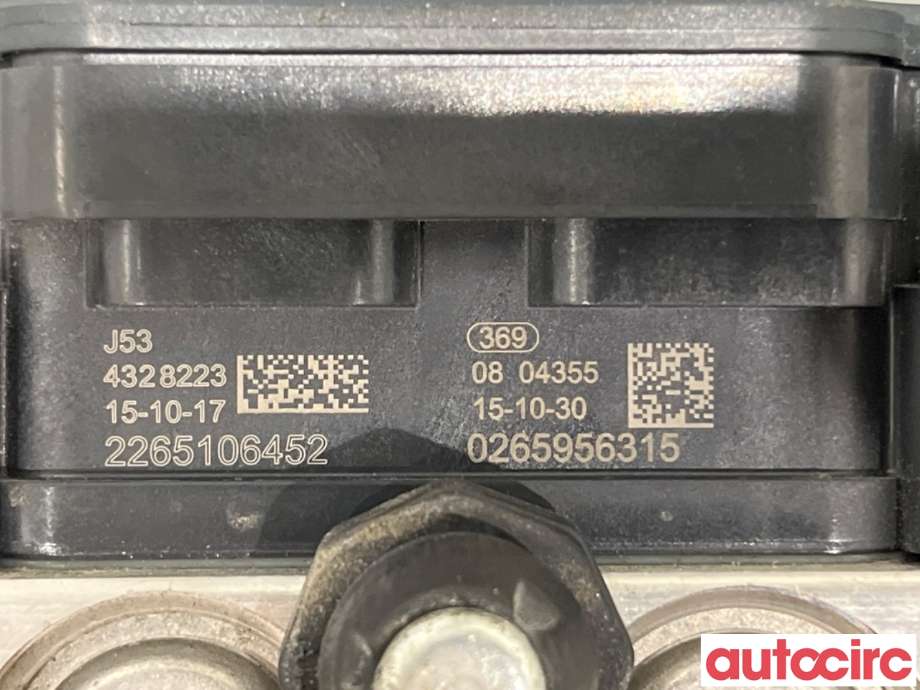 ABS sentral til Mazda CX-3 2015-2022 (MAZDA|DDY2-43-7A0H|0265254873|DD2B437A0H)