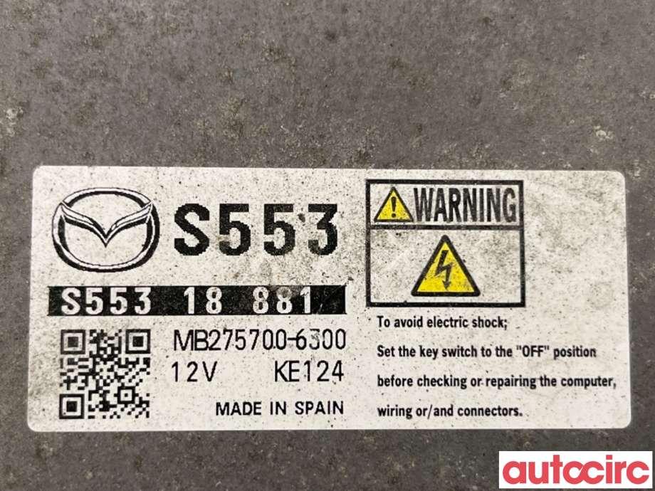 Styreenhet motor til Mazda CX-3 2015-2022  (MAZDA|S553-18-881|MB275700-6300|S55318881)