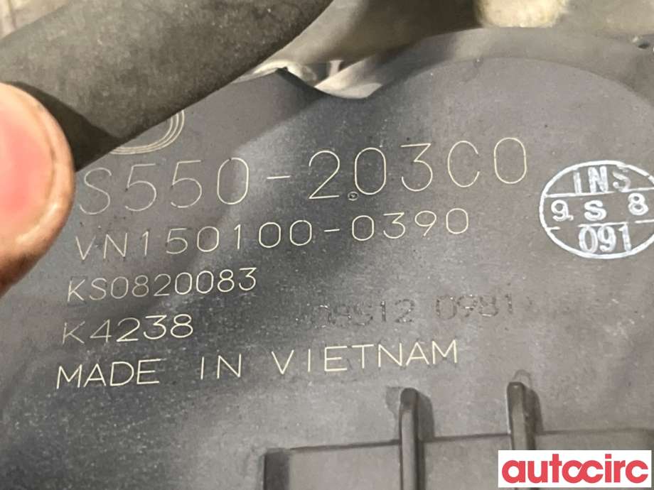 EGR-ventil til Mazda CX-3 2015-2022  (MAZDA|S550-20-3C0A|VN150100-0390|S550-203C0)