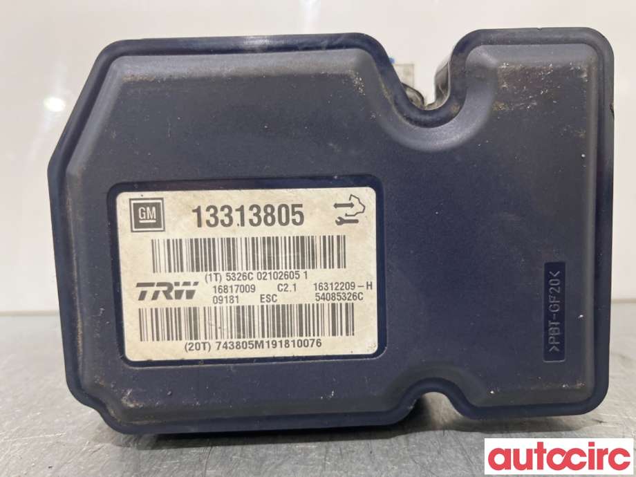 ABS sentral til Opel Insignia A 2009-2014  (OPEL|22757652|16817009|13313805)