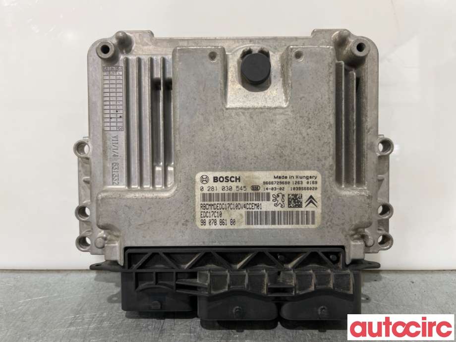 Styreenhet motor til Peugeot 208 2012-2019 (Type I) (PEUGEOT|1608085180|0281030545|9807886180)