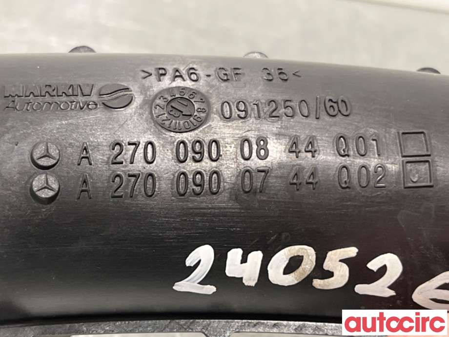 Luftslange innsug til Mercedes CLA 2013-2019 (C117) (C117) (MERCEDES|A2700900744|)