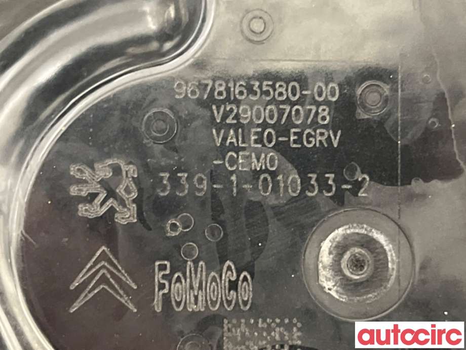 EGR-ventil til Ford Galaxy 2010-2015 (Type III, Fase 2)  (FORD|1745685|V29007078|9678163580)