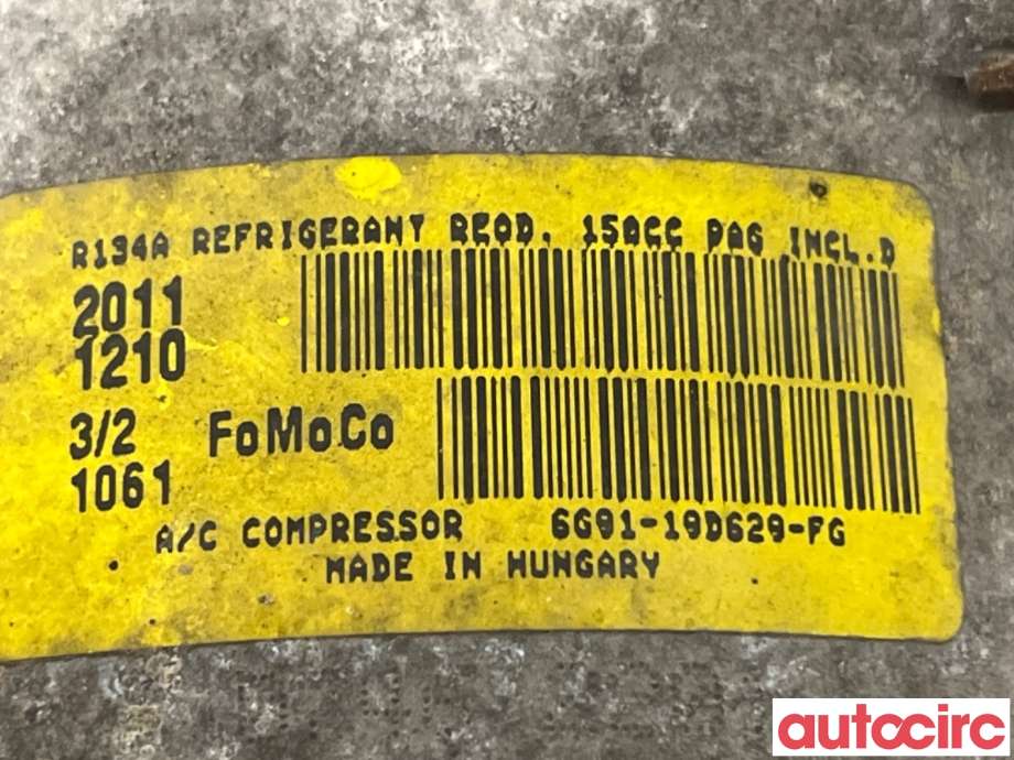 Aircondition kompressor til Ford Galaxy 2010-2015 (Type III, Fase 2)  (FORD|2022311||6G91-19D629-FG)