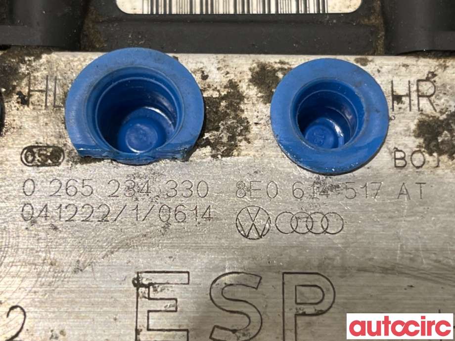ABS sentral til Audi A4 2004-2008 (Type III) (B7) (B7) (AUDI|8E0614517BA|0265234330|8E0614517AT)