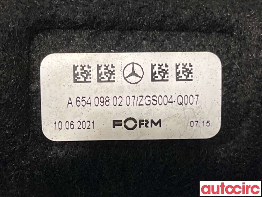Turbo rør til Mercedes Vito 2014-->> (W447) (W447) (MERCEDES|A6540980207|)