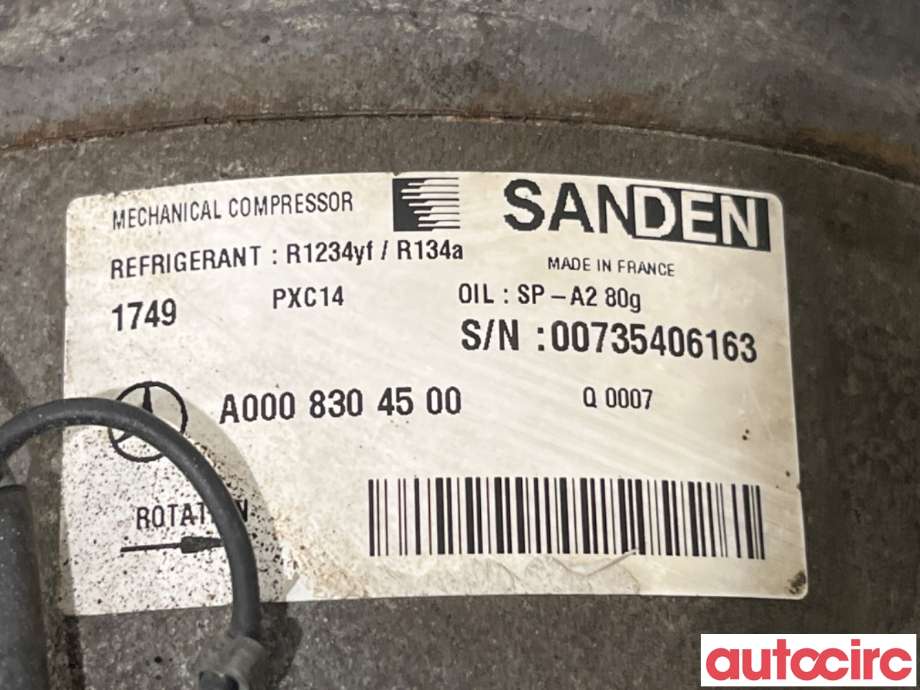 Aircondition kompressor til Mercedes Vito 2014-->> (W447) (W447) (MERCEDES|A0008304500|PXC141749)