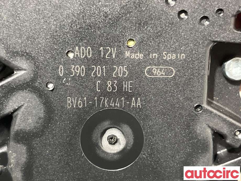 Viskermotor bakrute til Ford Focus 2011-2014 (Type III, Fase 1) (FORD|1851421|0390201205|BV61-17K441-AA)