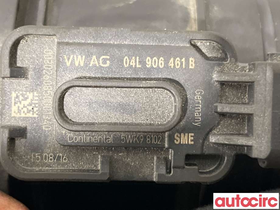 Luftmengde/luftmassemåler til Škoda Octavia 2013-2016 (Type III, Fase 1)  (SKODA|04L906461B|5WK98102)
