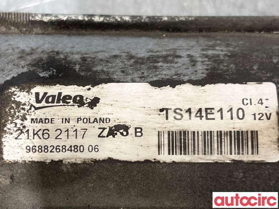 Starter diesel til Peugeot Partner 2015-2019 (Type II, Fase 2)  (PEUGEOT|5802FH|TS14E110|9688268480)