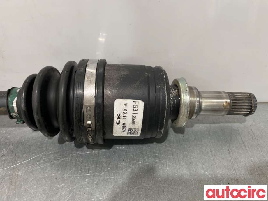 Drivaksel venstre foran til Mazda 3 2009-2013 (Type II)  (MAZDA|FG31-25-600||FG3125600)