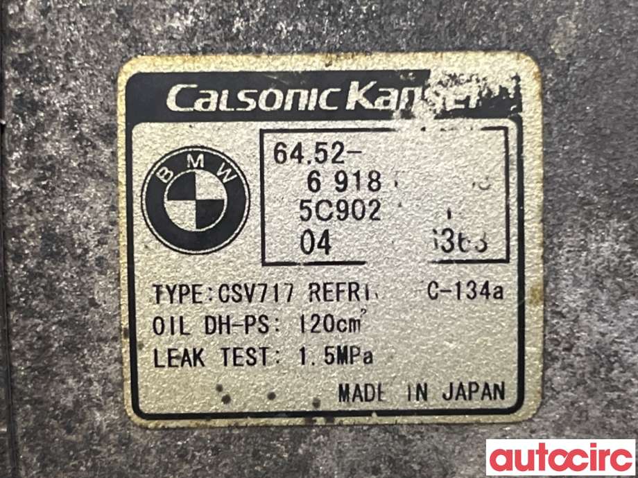 Aircondition kompressor til BMW X5 2000-2006 (E53) (E53) (BMW|64526918000|CSV717|)