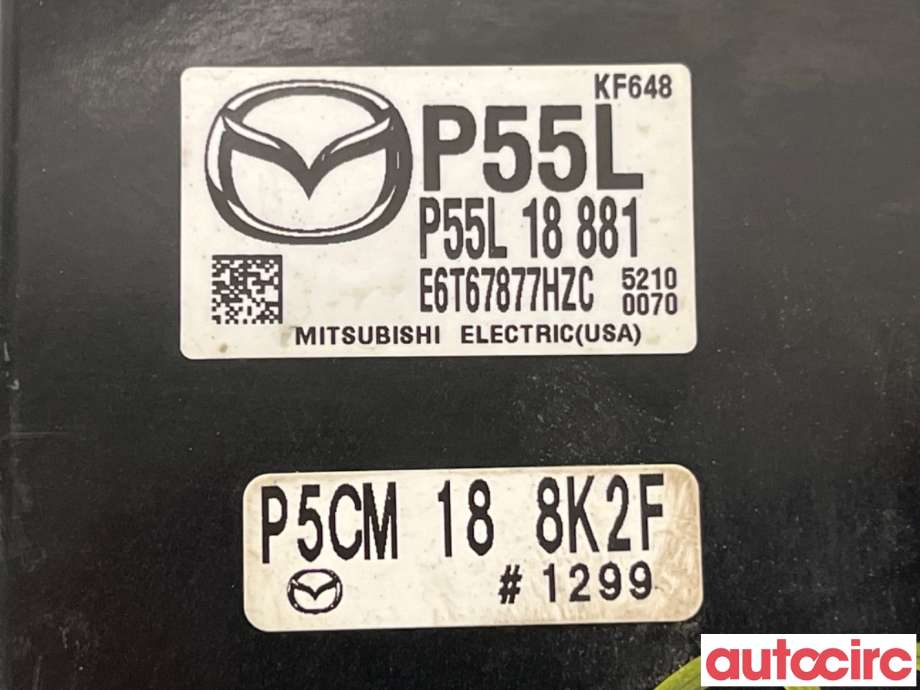 Styreenhet motor til Mazda 2 2015-2019 (Type III, Fase 1)  (MAZDA|P55L-18-881||P55L18881)