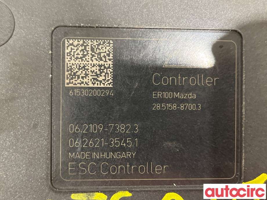 ABS sentral til Mazda 2 2015-2019 (Type III, Fase 1) (MAZDA|DBY2-43-7A0A|285158-87003|DB1R437A0)