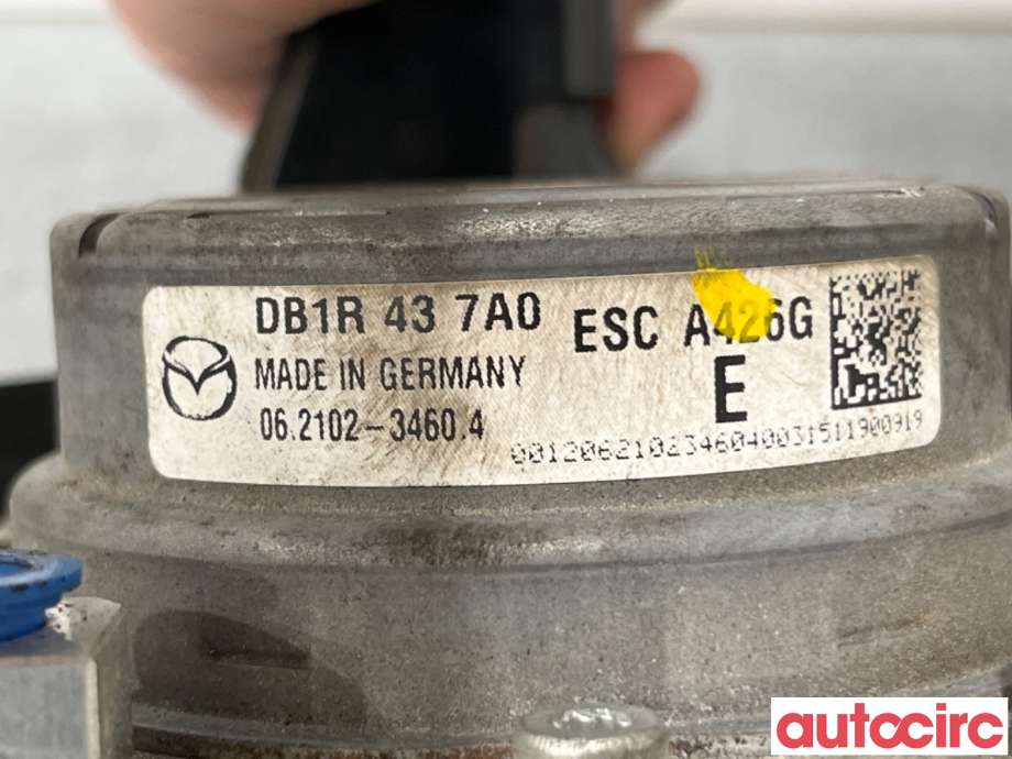 ABS sentral til Mazda 2 2015-2019 (Type III, Fase 1) (MAZDA|DBY2-43-7A0A|285158-87003|DB1R437A0)